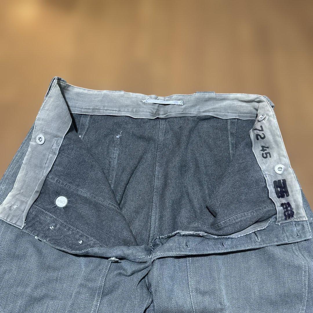 50s スイス軍　デニムパンツ　前期型