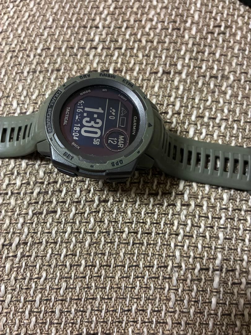 ガーミン　instinct dual power garmin 美品