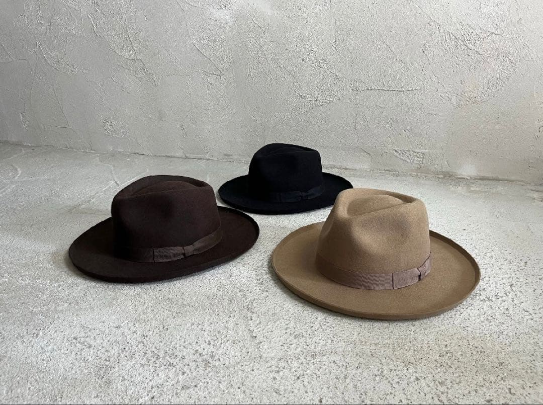 ハットMIDDLE BRIM FLAT HAT 即発送可　早い人勝ち最終値下げ