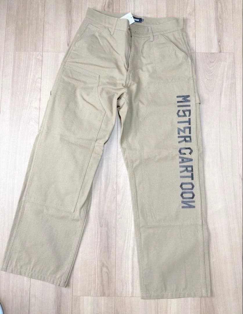 【新品】XLARGE MISTER CARTOON 32 ベージュ