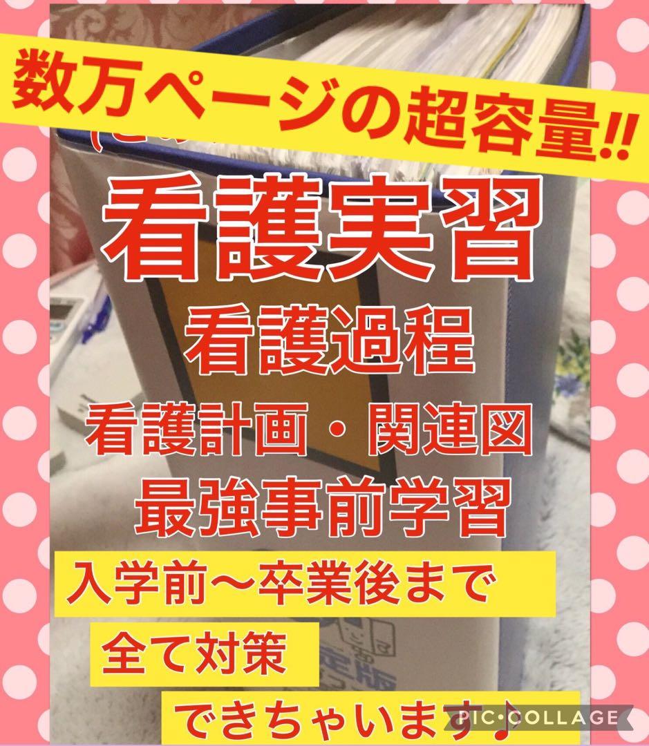 看護実習 看護学生 看護学科 看護学校 春から看護学生 アセスメント 手順書資料