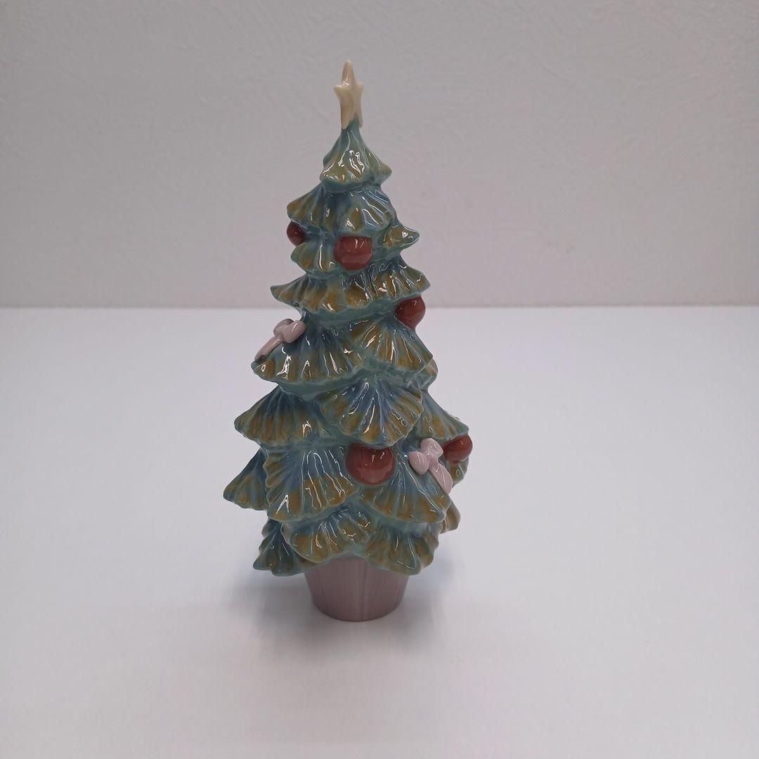 新品　LLADRÓ ポーセリン製クリスマスツリー 約10cm