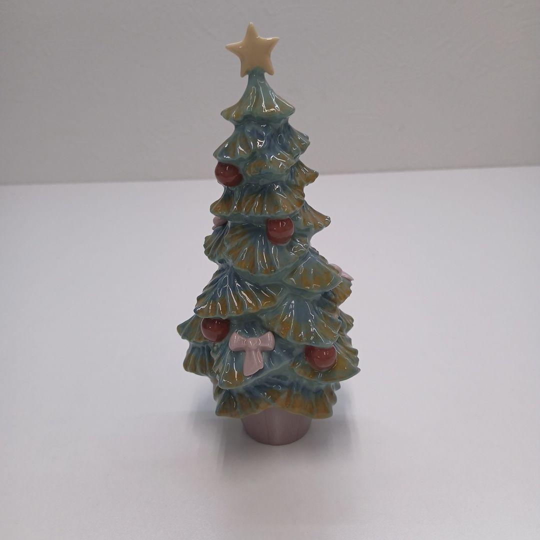 新品　LLADRÓ ポーセリン製クリスマスツリー 約10cm