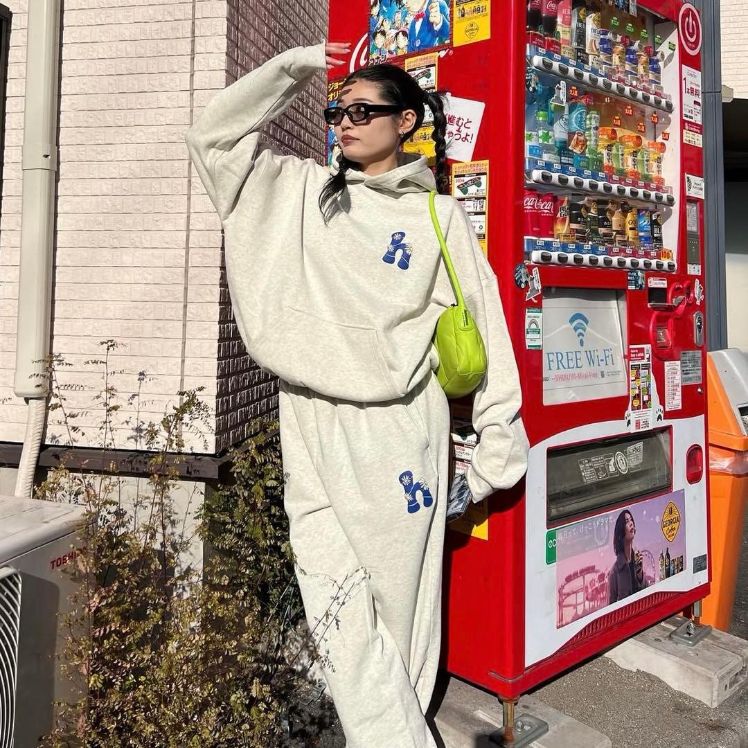 HTH セットアップ［H flower logo hoodie setup］