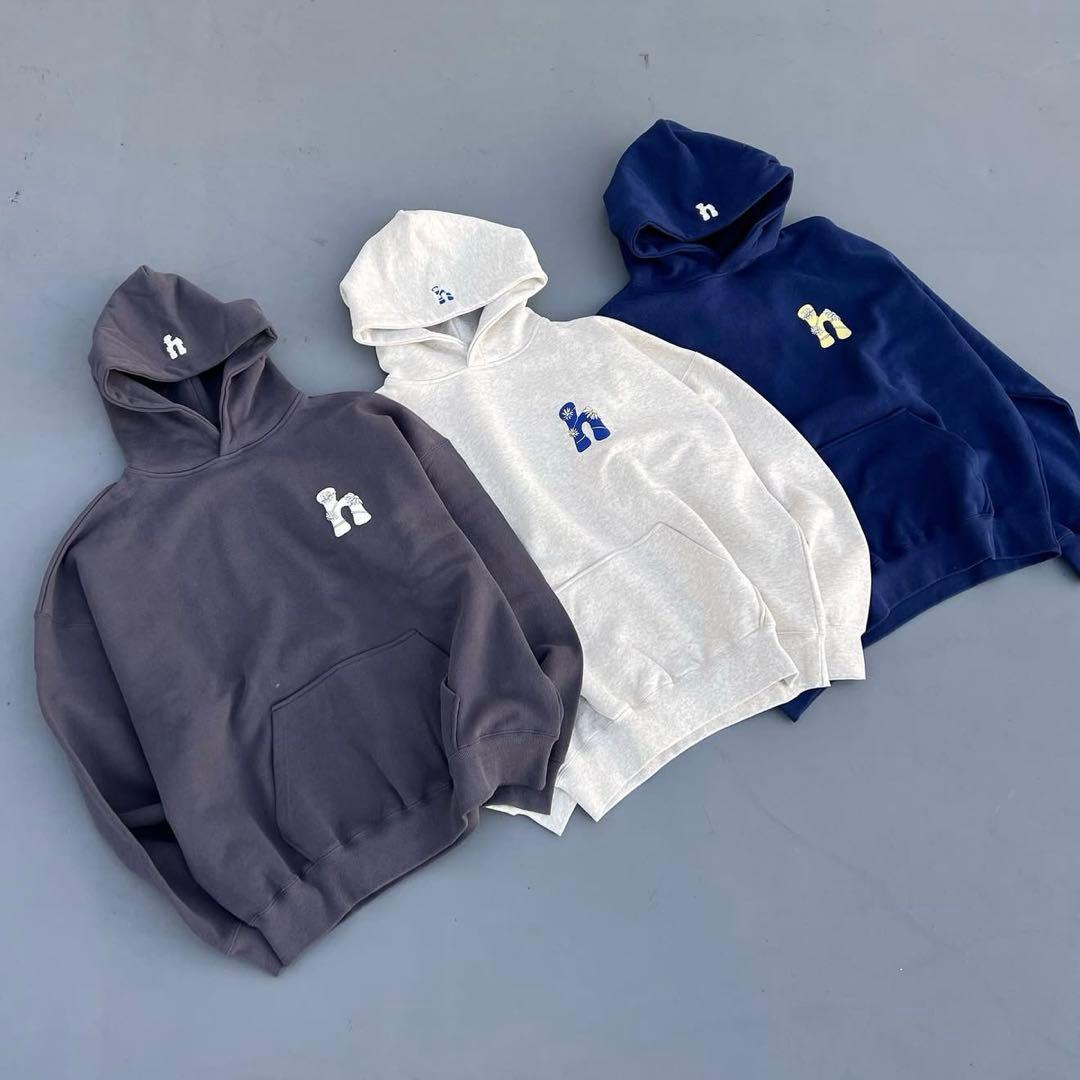 HTH セットアップ［H flower logo hoodie setup］