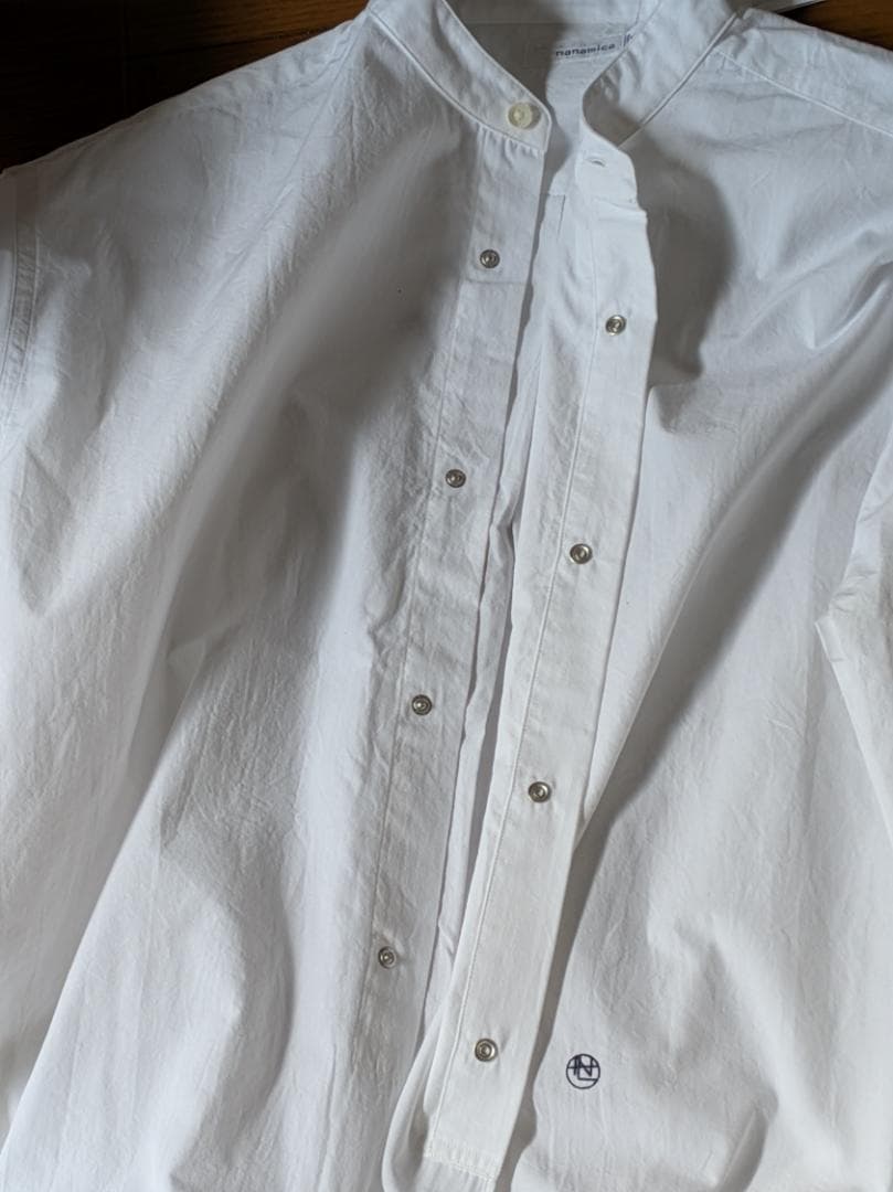 新品ナナミカBand Collar Wind Shirt Dressサイズ0