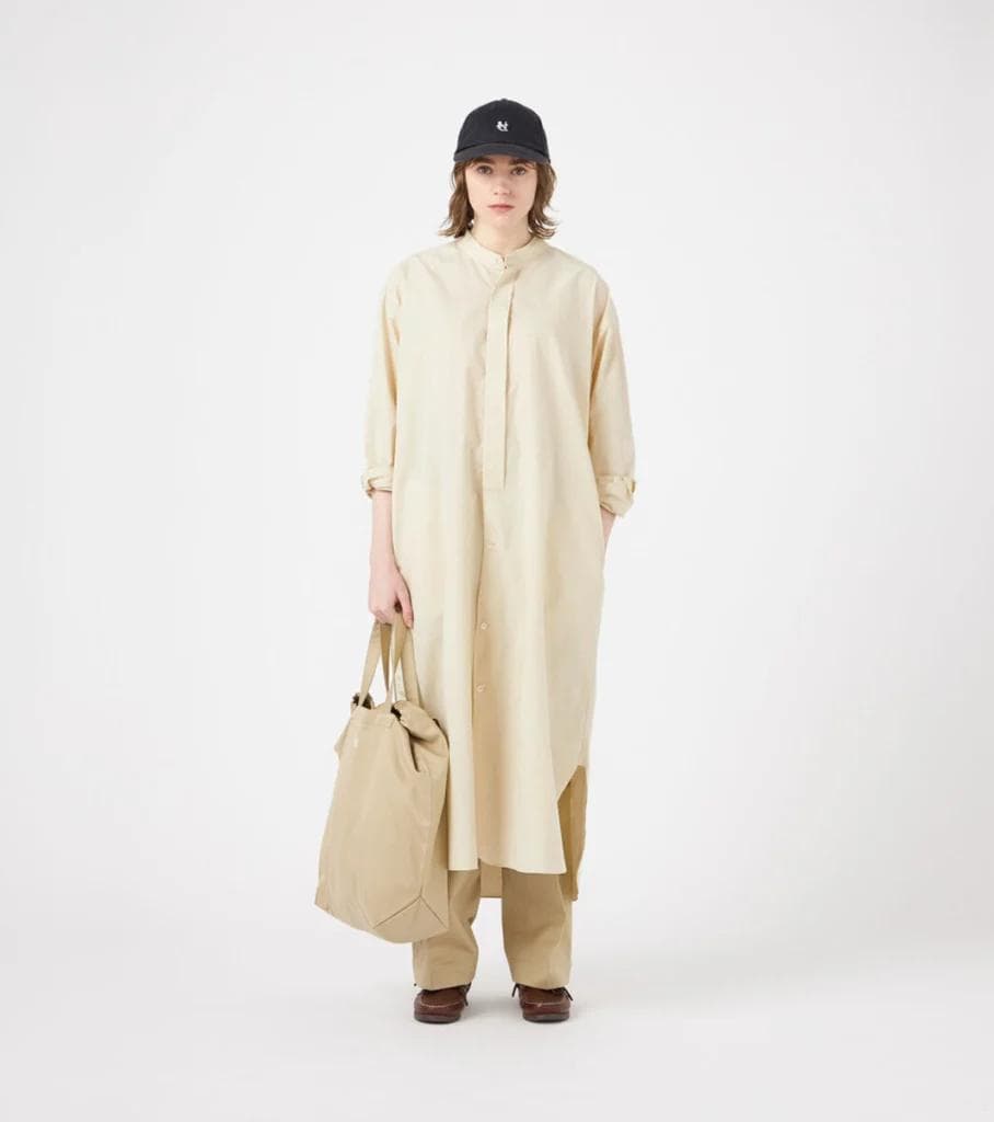 新品ナナミカBand Collar Wind Shirt Dressサイズ0