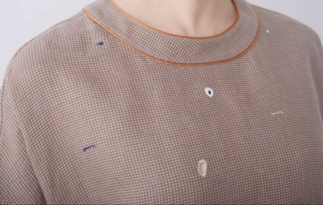 【新品未使用】ミナペルホネン sunny hole ドレス brown 38