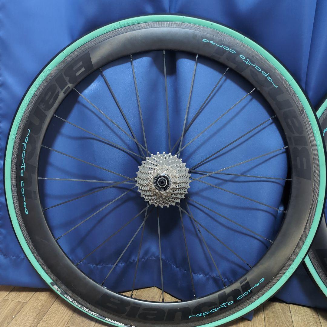 bianchi token クリンチャーカーボンホイール 11s