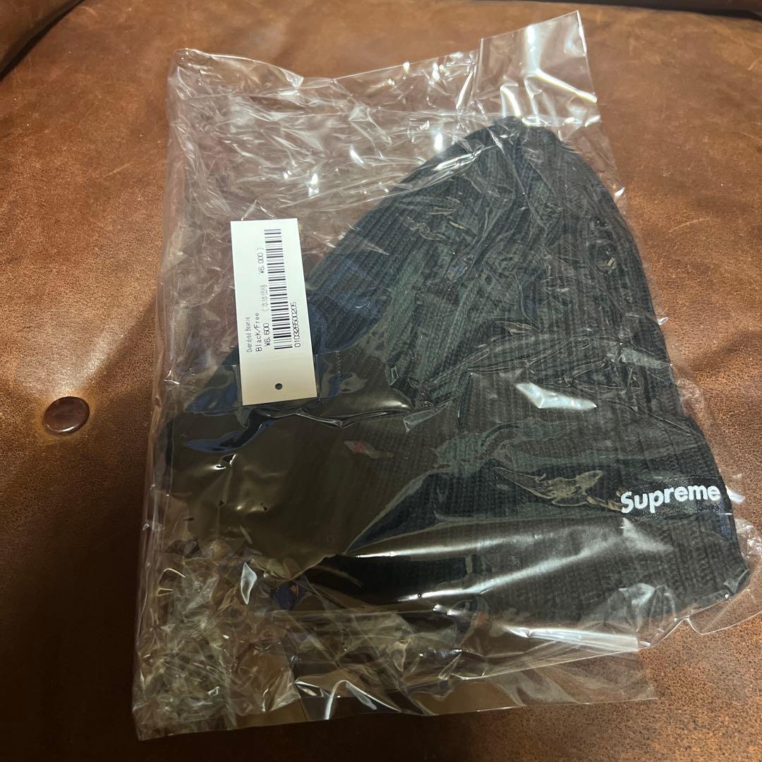 25ss 新品未開封【黒】 Overdyed Beanie supreme