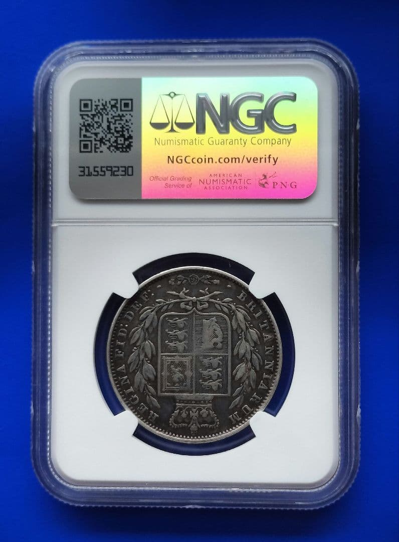 ハーフクラウン銀貨（1846年）ヴィクトリア女王