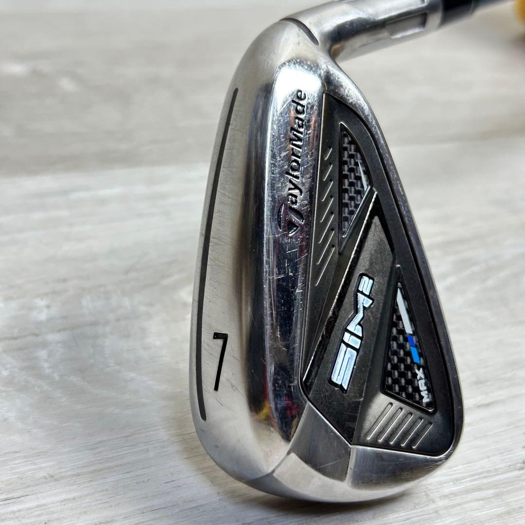 【メンズ右】TaylorMade SIM2 MAX 7番アイアン　テーラーメイド