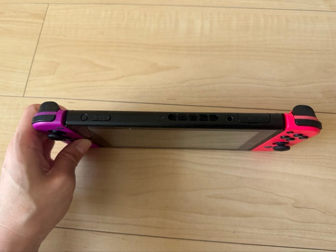 Nintendo Switch 本体 ピンク/パープル 中古 箱無し