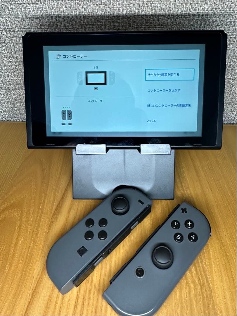 Nintendo Switch 本体 一式 グレー 本体動作良好 BAN無