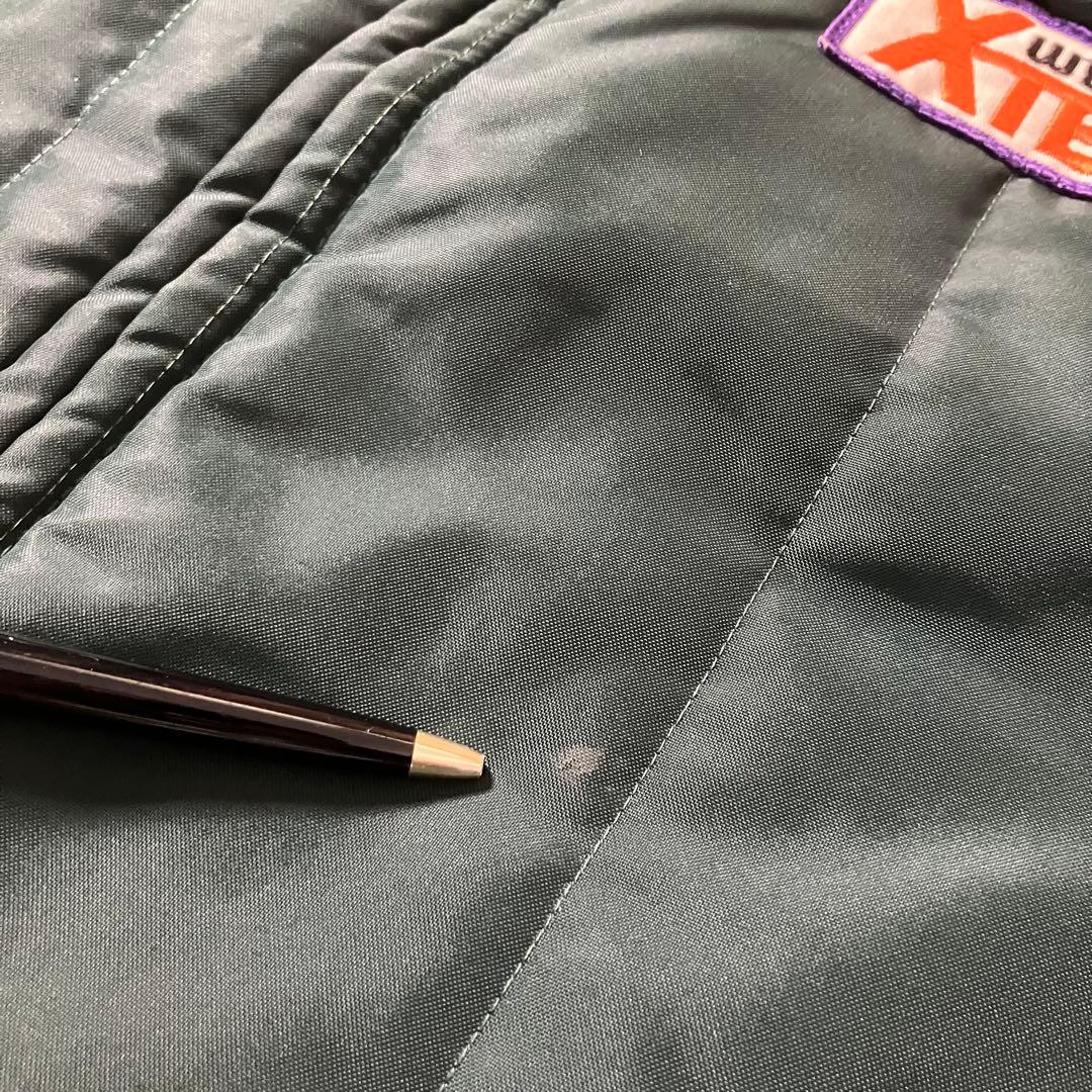 80sAVONSPORTSWEARキルティング中綿ベストグリーンカナダ製