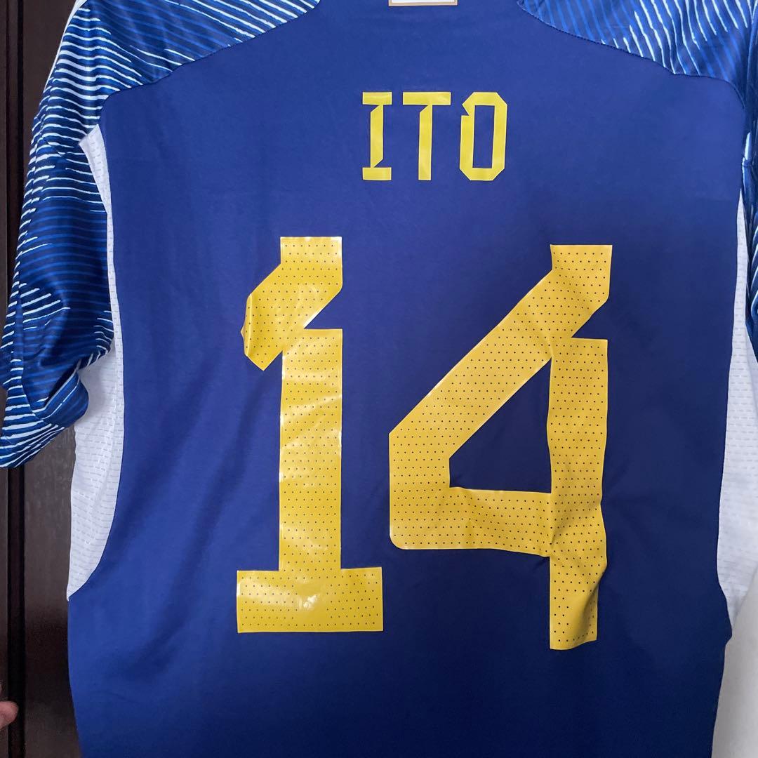 adidas 日本代表 サッカーユニフォーム背番号14 ITO
