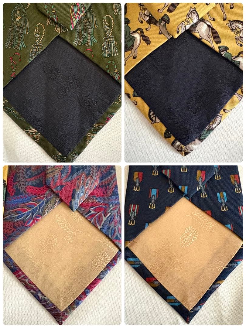 【GUCCIグッチ】ネクタイ　4本セット