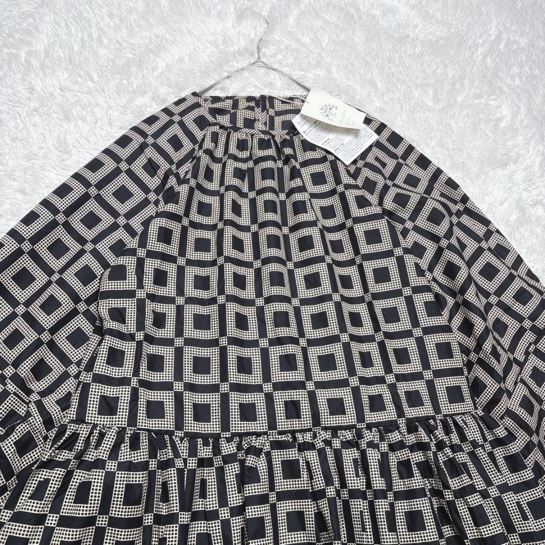 【新品】スタイルリボーン×モヤンエクリ ボリュームティアードワンピース 24SS