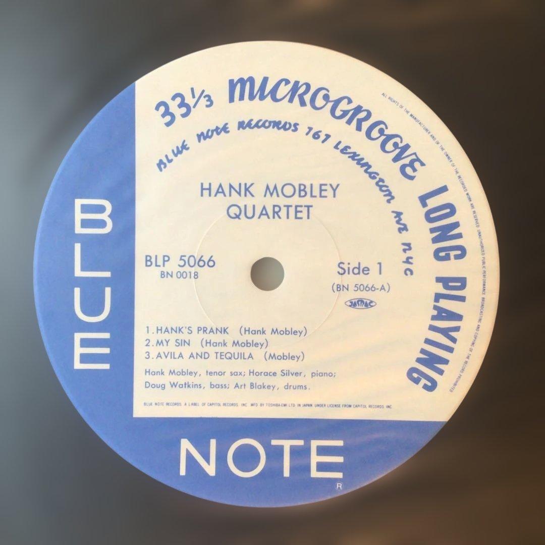 Blue Note　LP　5000番台　ハンク・モブレー・カルテット