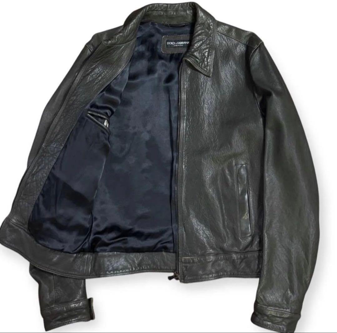 DOLCE & GABBANA レザージャケット　archive
