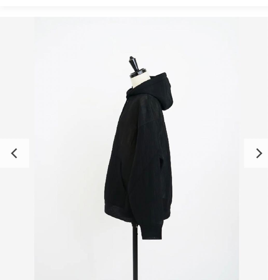 トップス AURALEE ELASTIC SHEER NYLON P/O PARKA