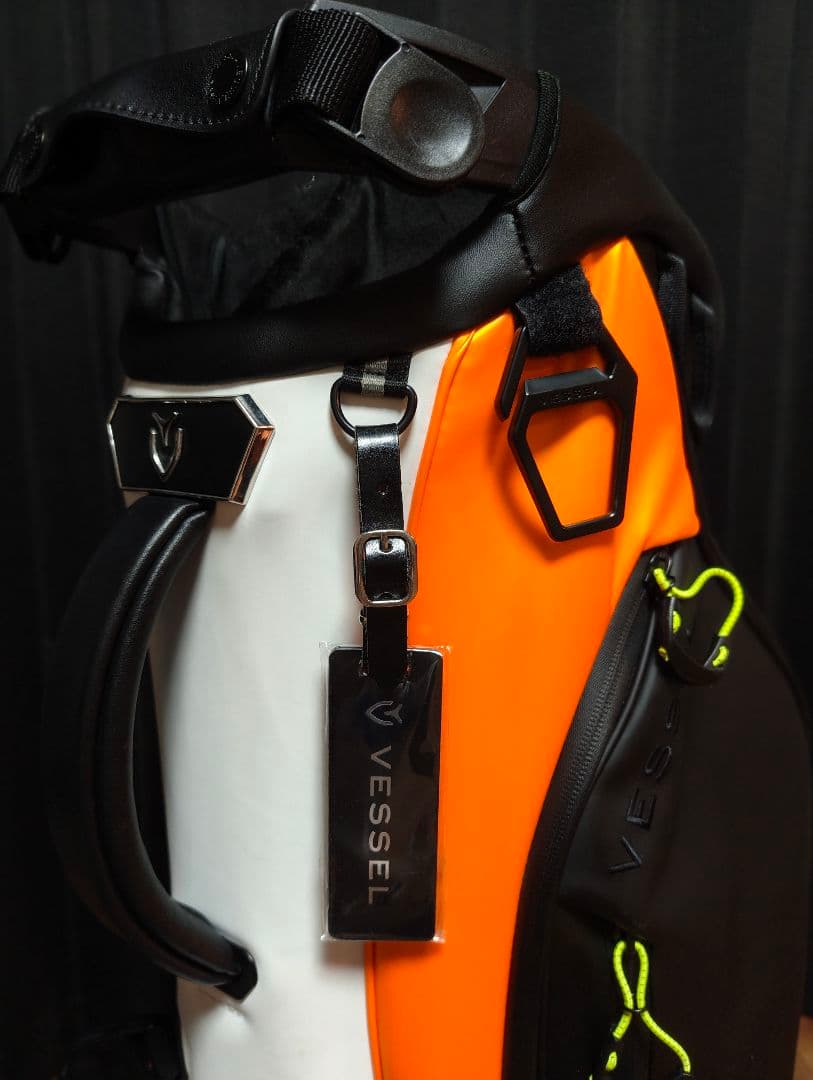 美品!VESSEL PLAYER 4.0 Pro スタンドキャディバッグ　ベゼル