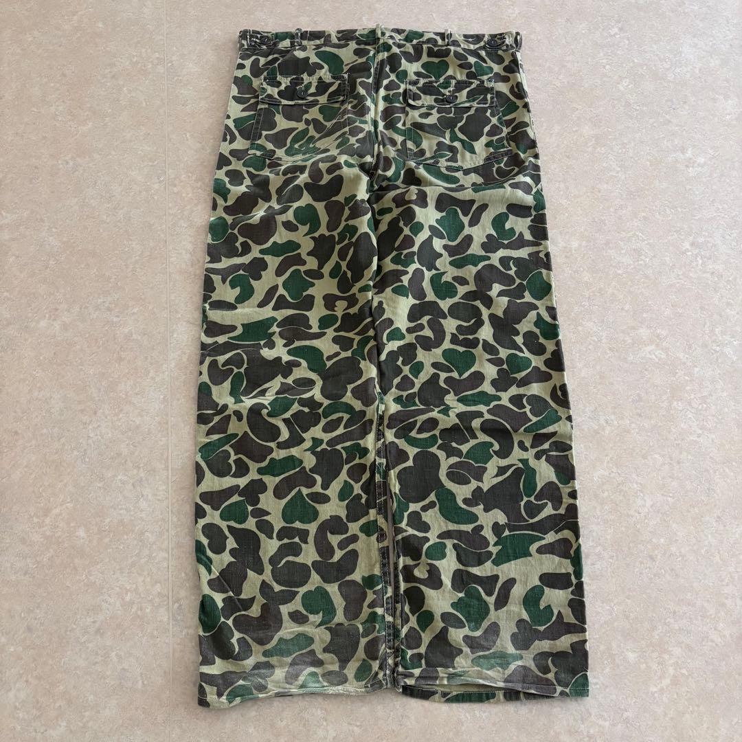 80s 70s ハンティングパンツ　カモ柄　迷彩　90s ダックハンターカモ
