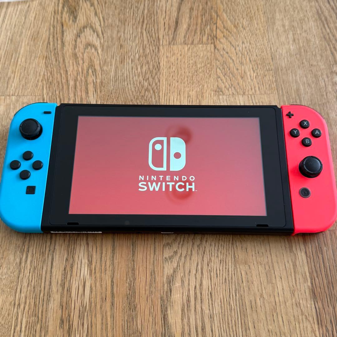【完品】Nintendo Switch HAC-001 ネオンレッド/ブルー