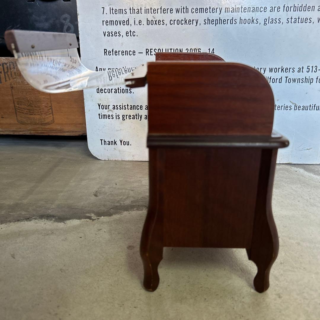 昭和レトロ 木製 オルゴール付き ミュージック ジュエリーボックス 蚤の市