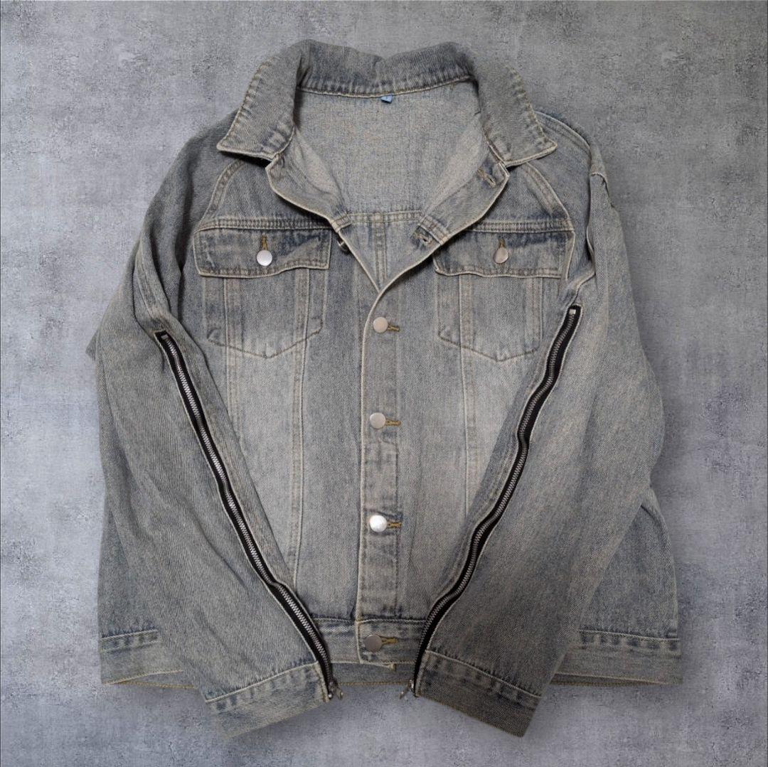 ジャケット・アウター 00s archive Y2K gimmick zip jacket