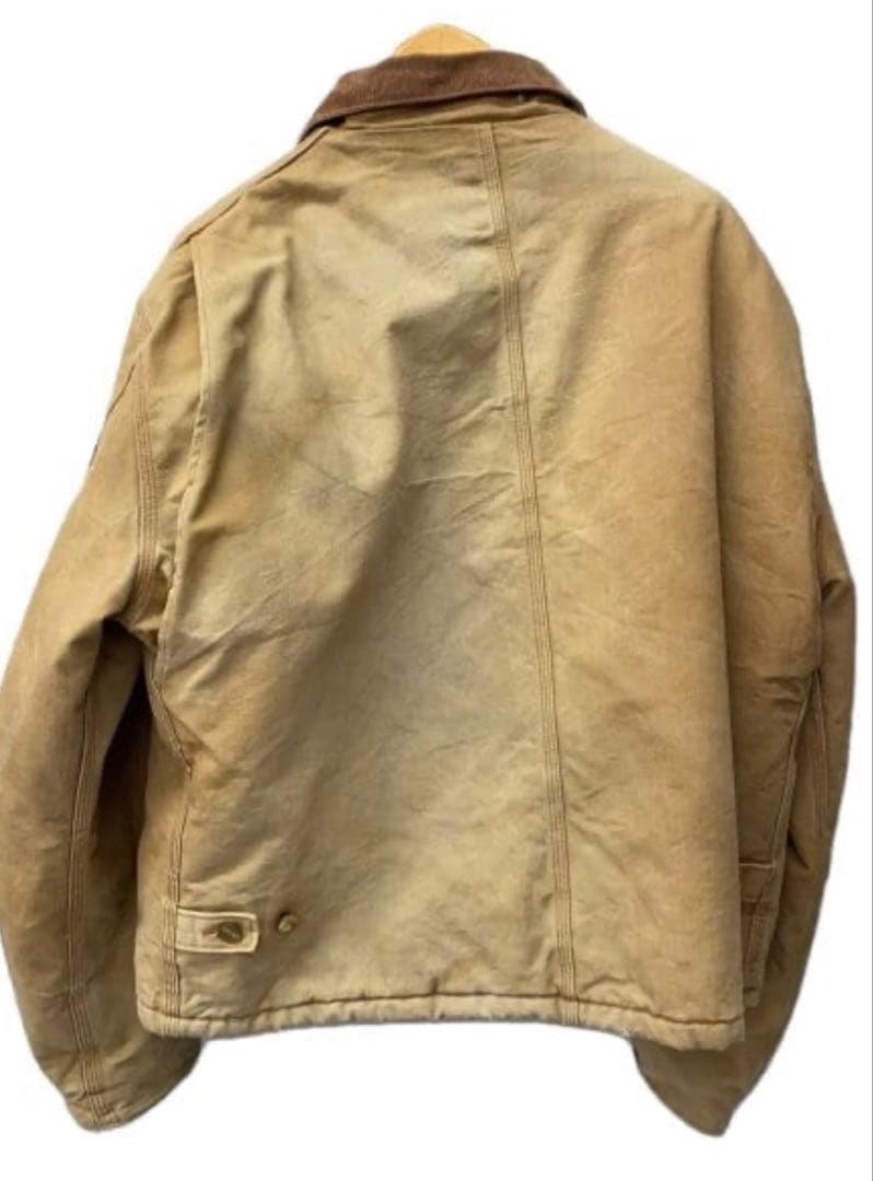 Carhartt ベージュジャケット コーデュロイ襟付き 値下げ可能です