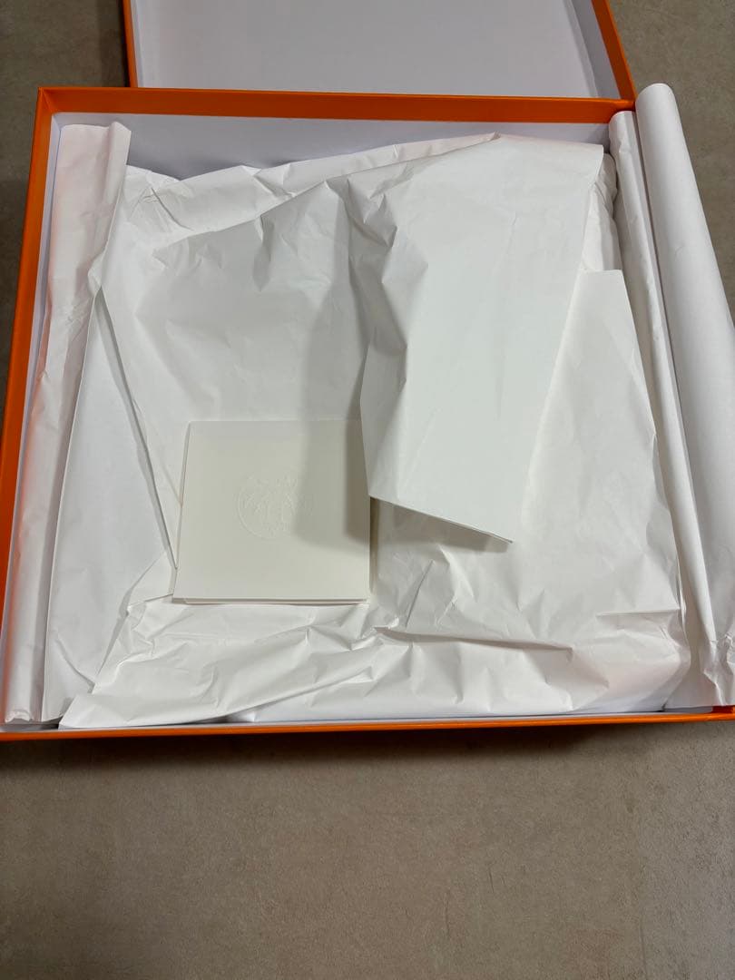 空箱　バーキン25オレンジBOX