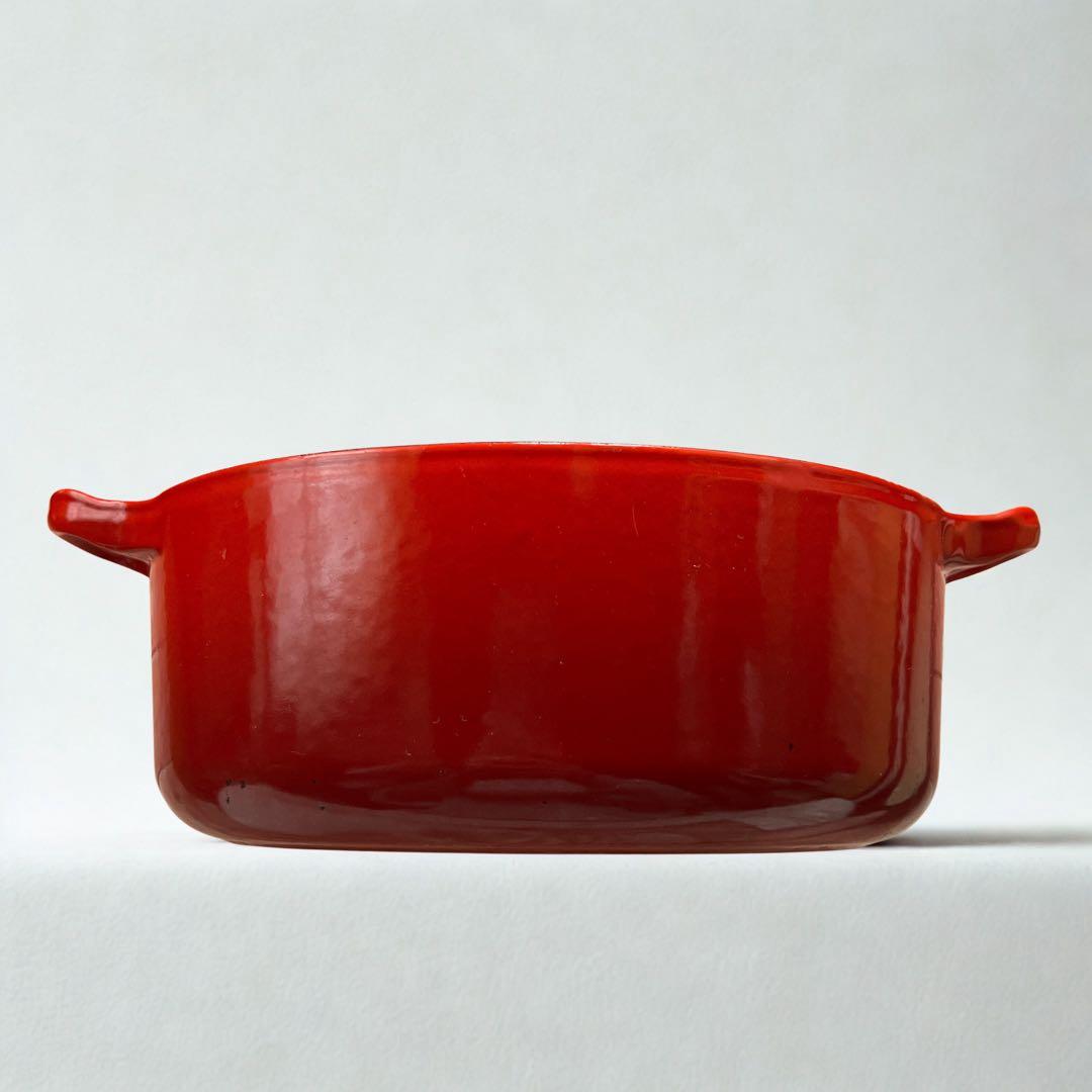 LE CREUSET ルクルーゼ レッド ココットオーバル 両手鍋 23cm