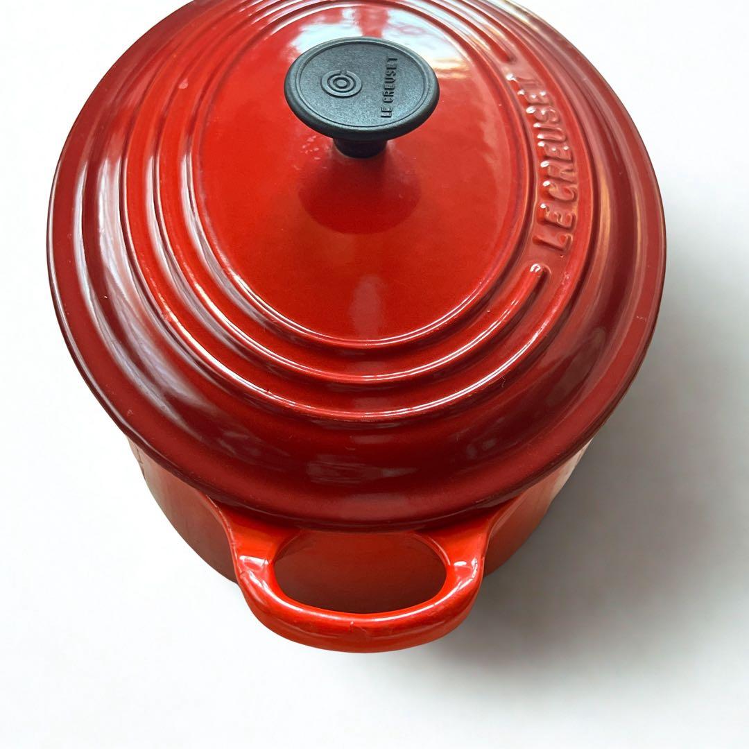 LE CREUSET ルクルーゼ レッド ココットオーバル 両手鍋 23cm
