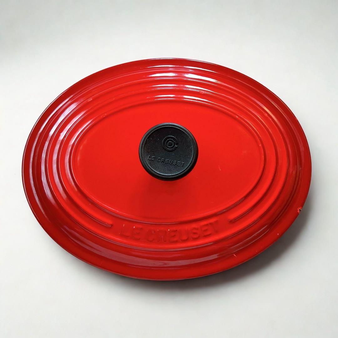LE CREUSET ルクルーゼ レッド ココットオーバル 両手鍋 23cm
