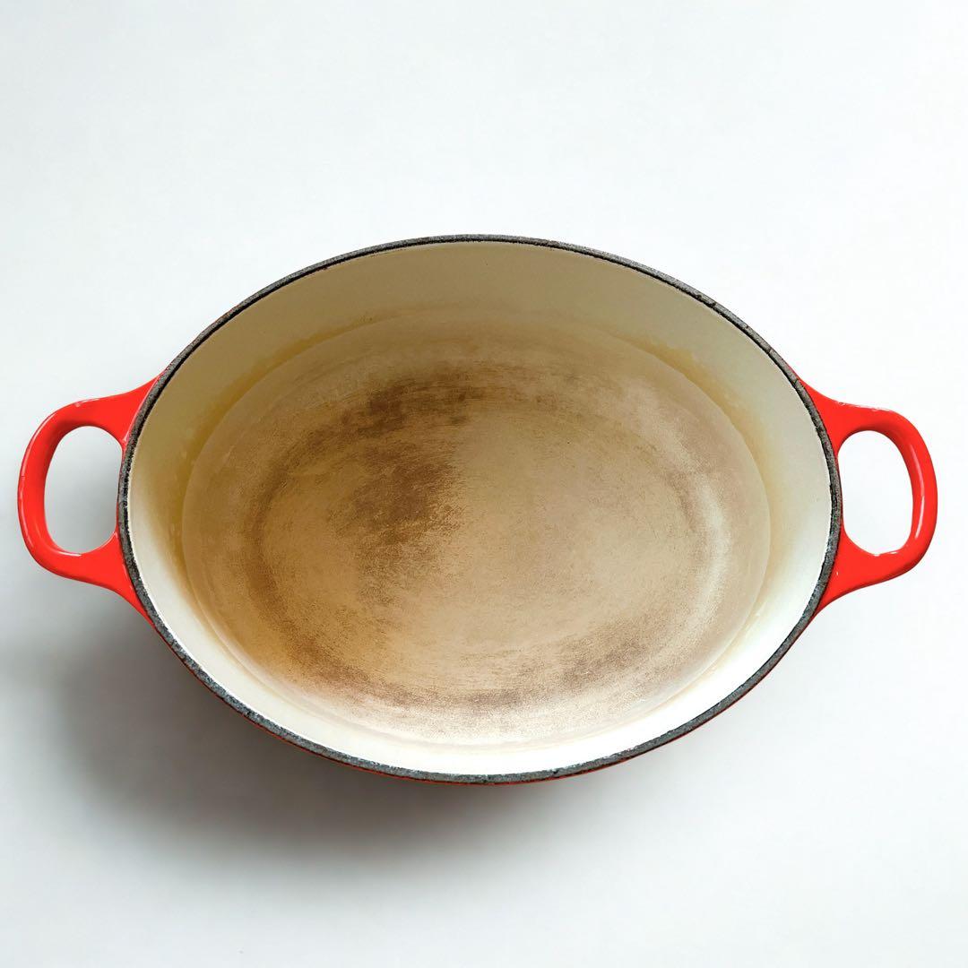 LE CREUSET ルクルーゼ レッド ココットオーバル 両手鍋 23cm