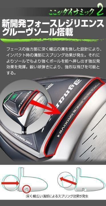 【最安値】実質高反発の適合最強反発力の飛び!★ ダイナミクス ドライバー