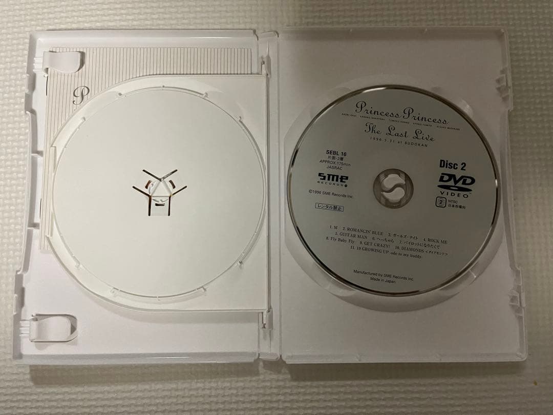 【中古】プリンセス・プリンセス/The Last Live〈2枚組〉【匿名配送】