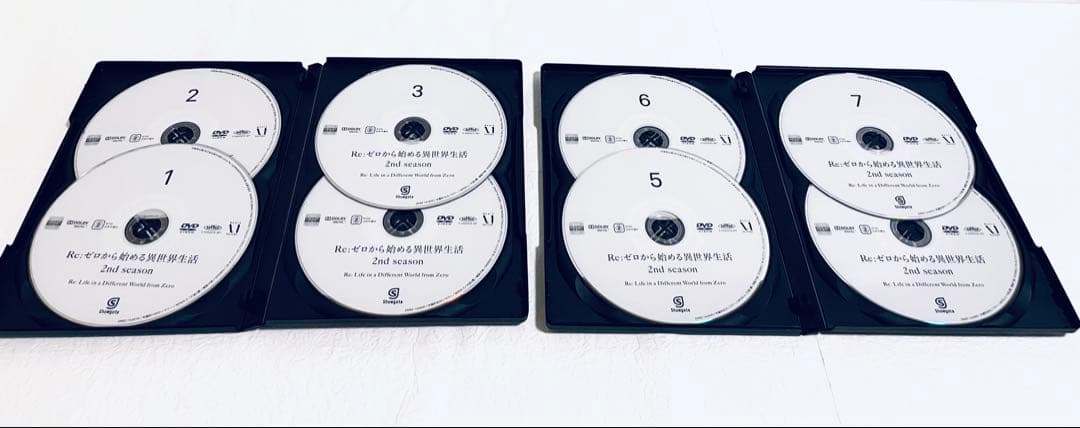 Re:ゼロから始める異世界生活　2nd season 【全8巻】　DVD
