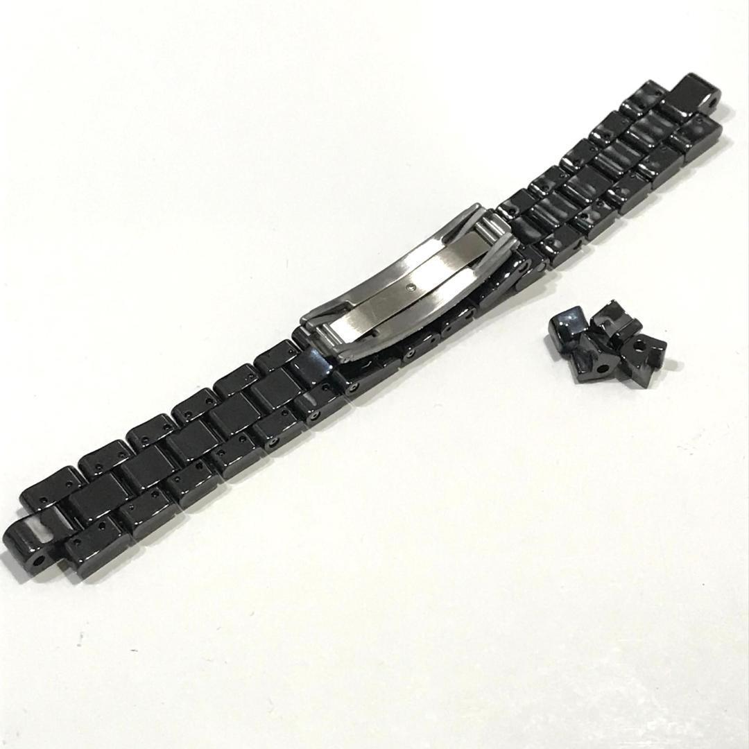 19mm ブラック 腕時計 セラミック ブレスレット 社外品 対応 CHANEL