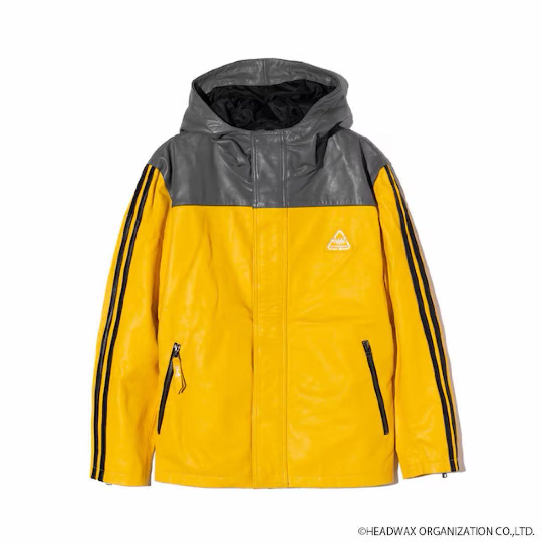 hide × glamb Lamb Leather Line Parka 本革
