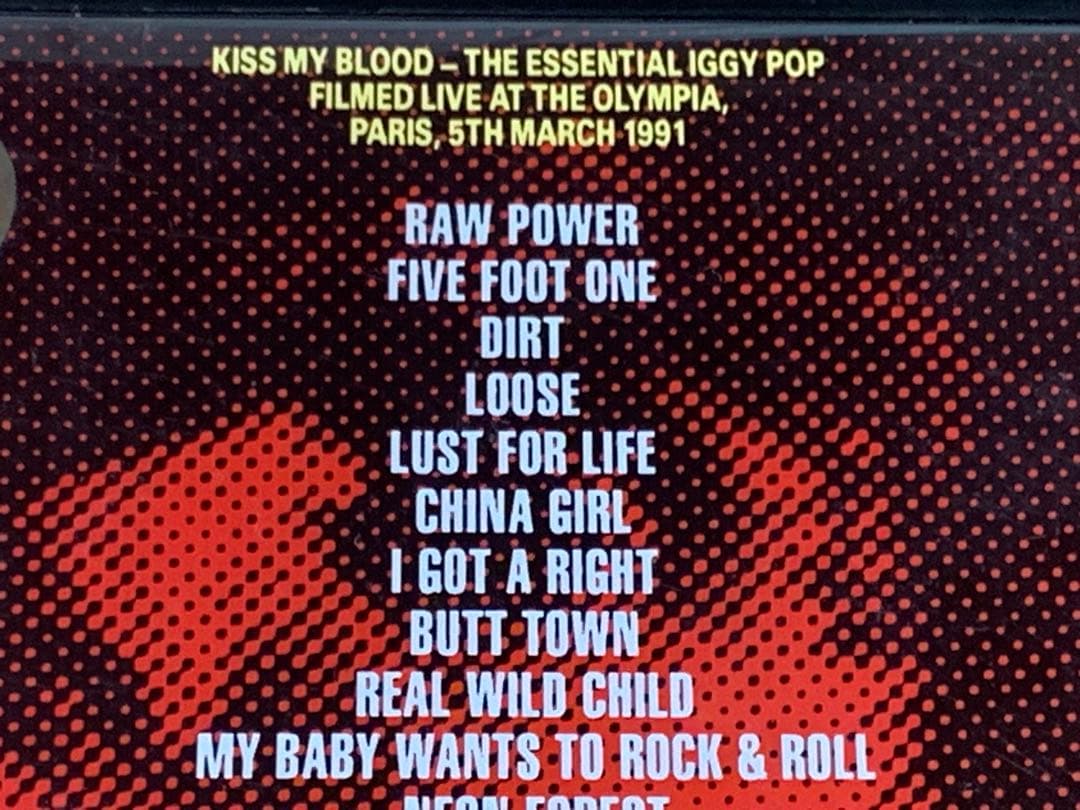 イギー・ポップ~キス・マイ・ブラッド~ [VHS] IGGY POP KISS