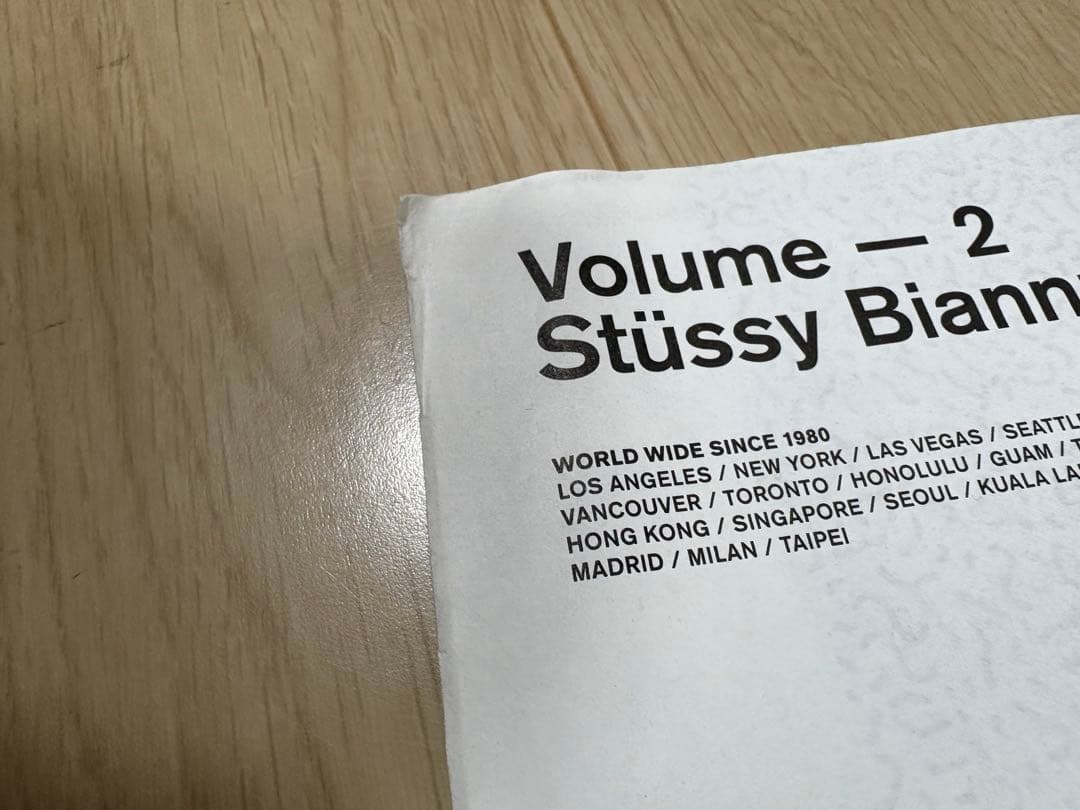 貴重STUSSY BIANNUAL Vol. 2 FALL WINTER2013