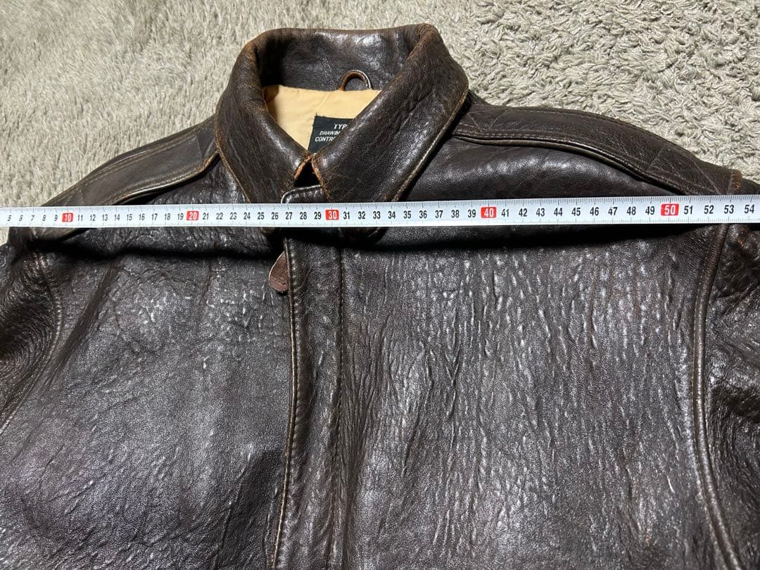 80s 90s AVIREX A-2 レザー　フライトジャケット アヴィレックス