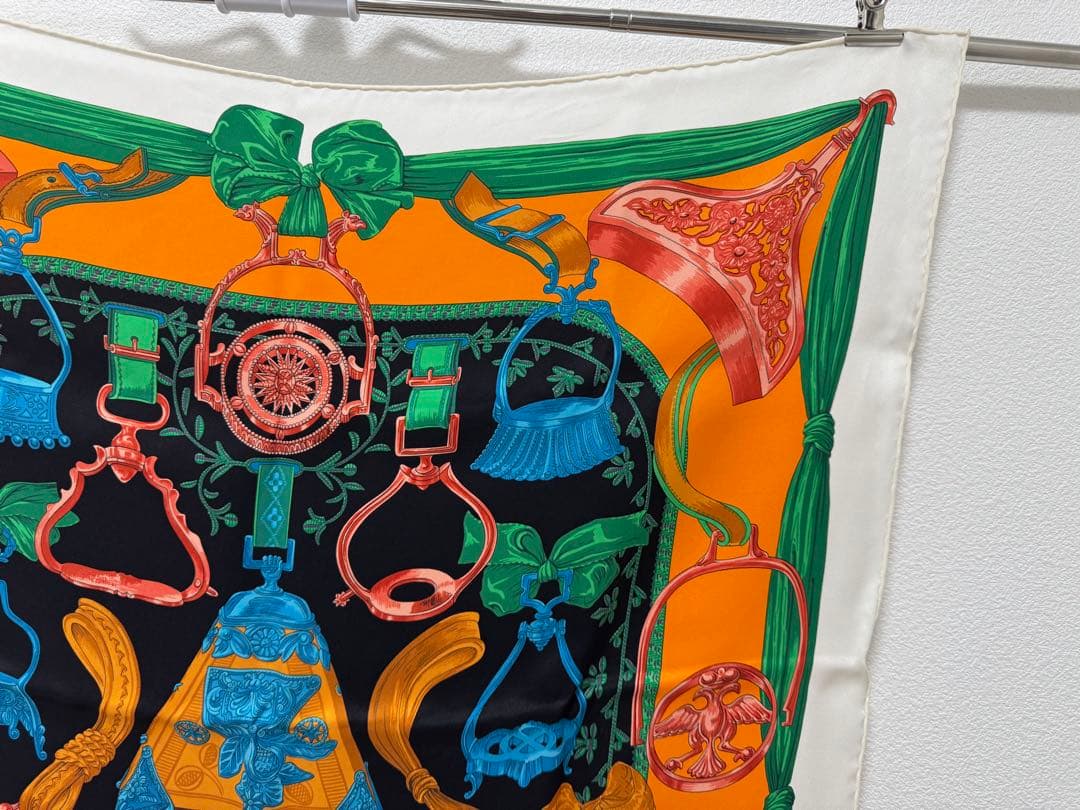 HERMES エトリエ シルクスカーフ レア70
