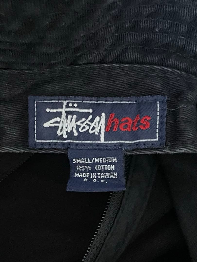 オールドステューシー パッカブル バケットハット S/M BLACK