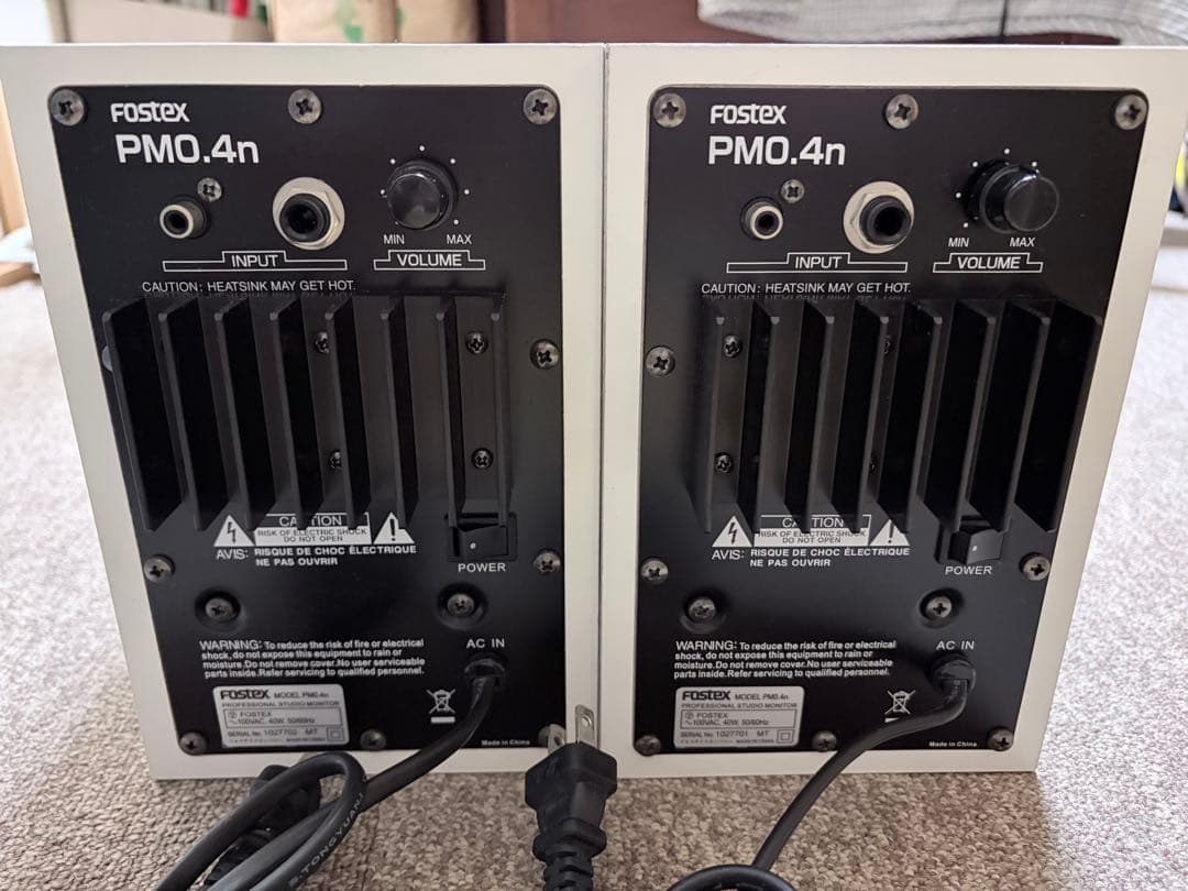 【FOSTEX】 スピーカー PM0.4n ホワイト