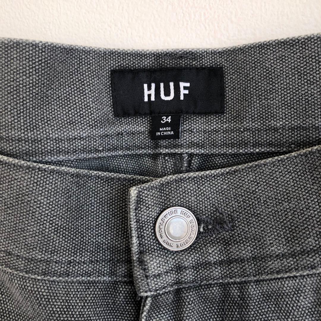 美品 HUF TAGGED DOUBLE KNEE PANT ダブルニーパンツ