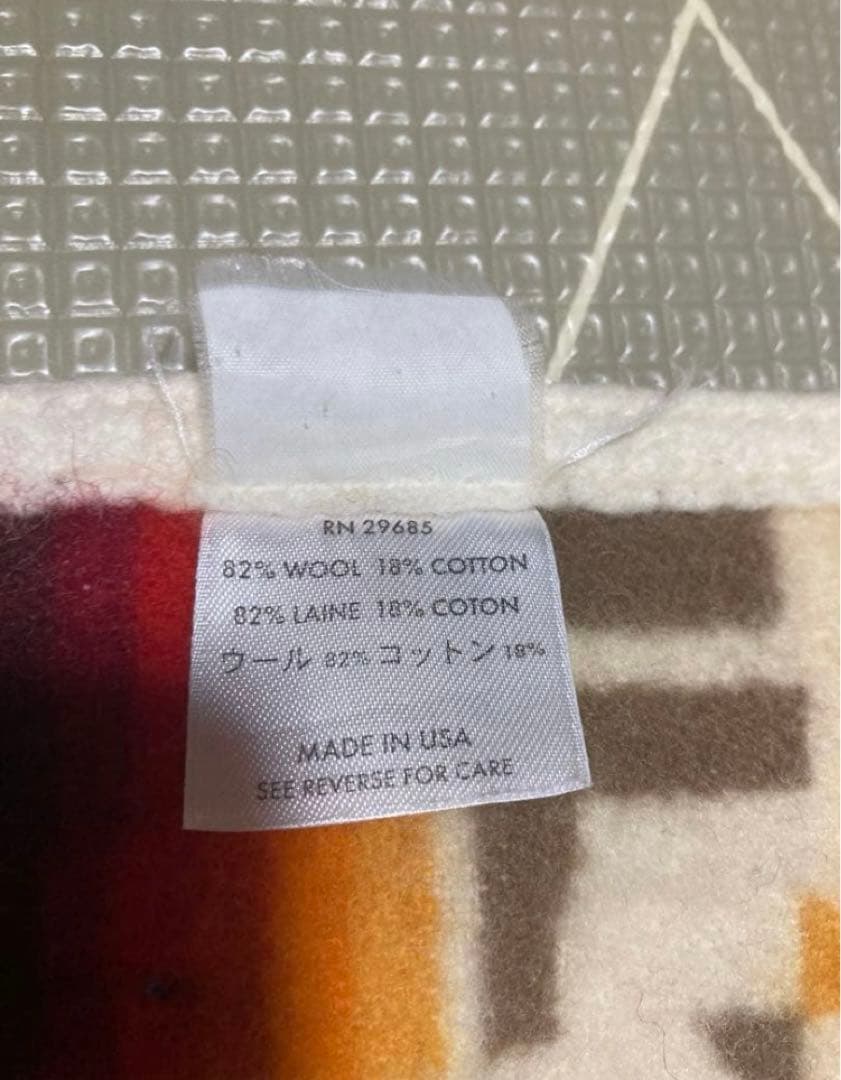 PENDLETON×X-GIRLウール ブランケット ひざかけ