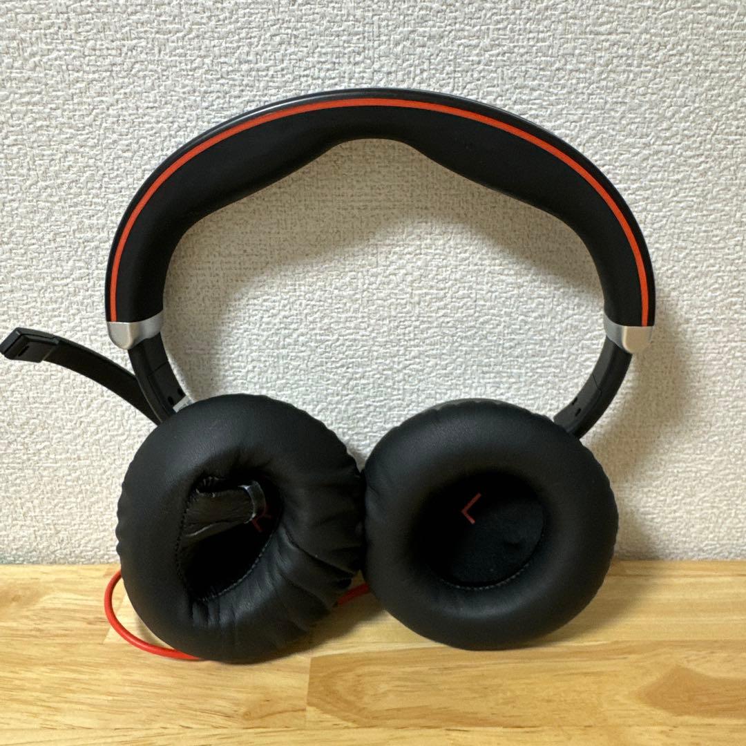 極美品 Jabra Evolve 80 有線ヘッドホンノイズキャンセル搭載